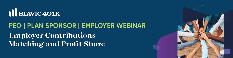 Employer Contributions - Matching and Profit Share